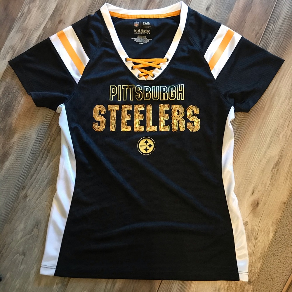 🏈NFL Pittsburgh Steelers Bling Top Medium🏈